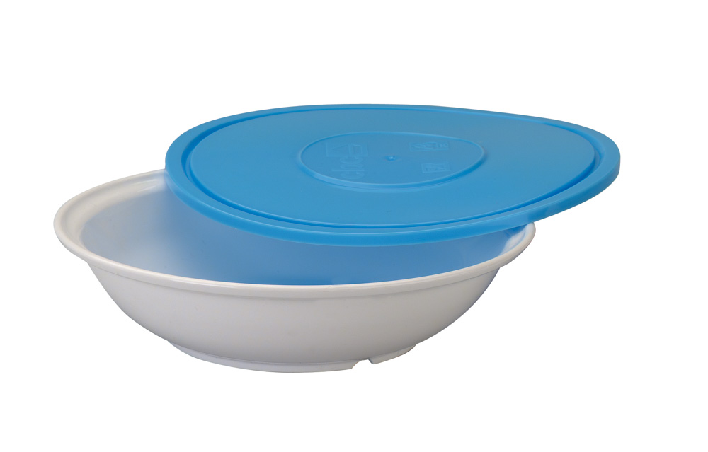 [66934] PLATO HONDO PC BPA-FREE 19X5 CM CON TAPA