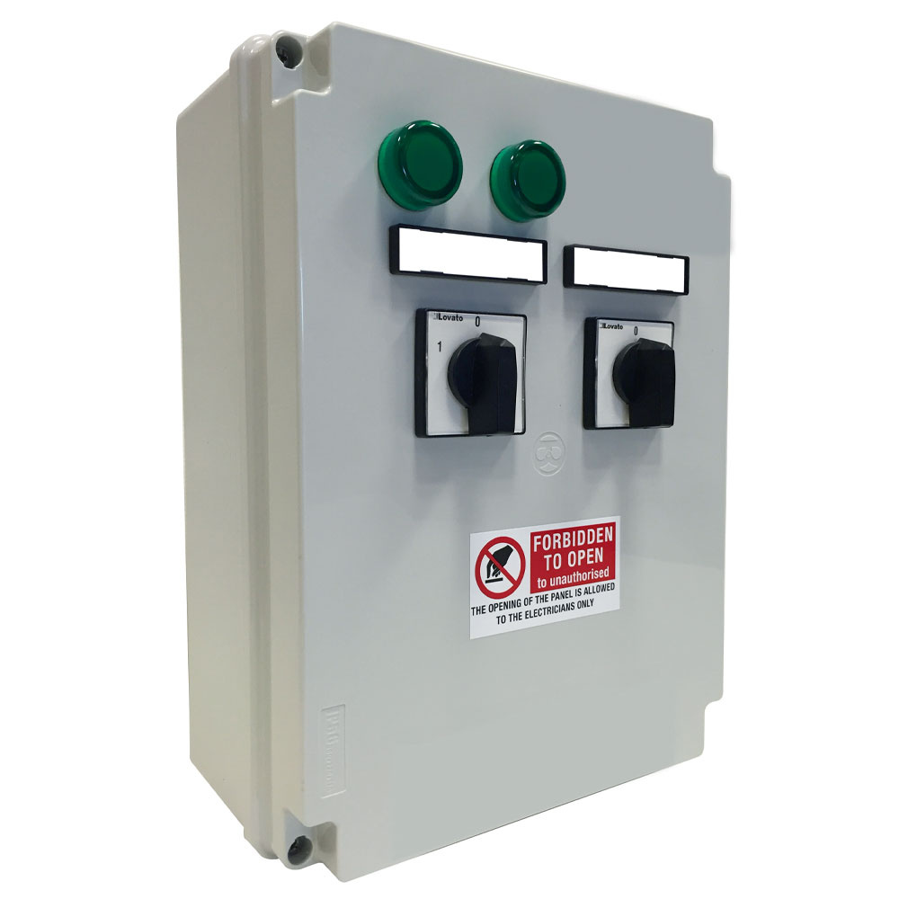 Cofre eléctrico 2 velocidades + interruptor LED
