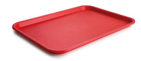 [66992] BANDEJA FAST FOOD 45x35CM RED