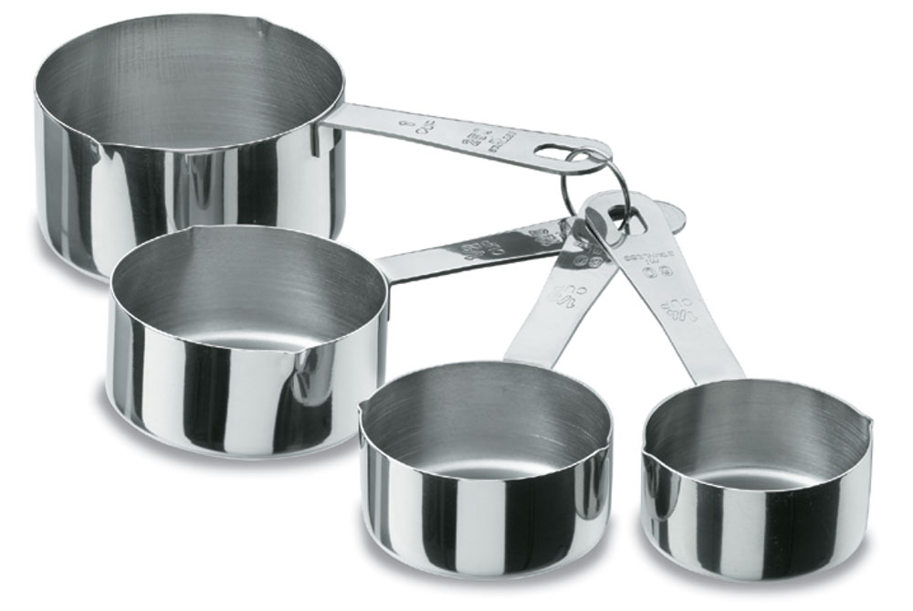 JUEGO DE 4 MEDIDAS CAZOS INOX