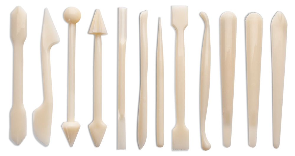 JUEGO ESTECAS DECORACION FONDANT 12 PCS