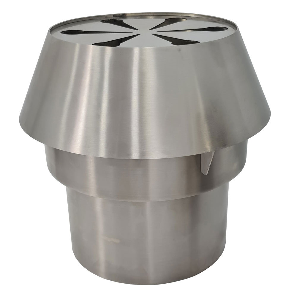 Kit cortafuegos + tapa chimenea inox (CBQ-120)