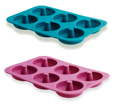 SET 2 MOLDES SILICONA DONUT