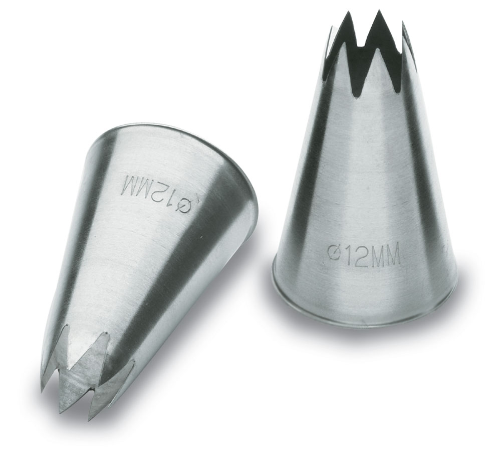 [68900] PACK 6 BOQUILLA ESTRELLA 10 M.M. INOX