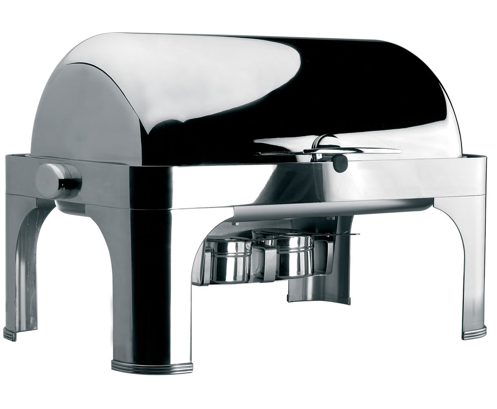[69034] CHAFING DISH ROLL TOP GN 1/1 PIES  INOX