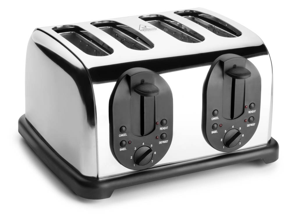 TOSTADOR 2 RANURAS INOX 850-1000W