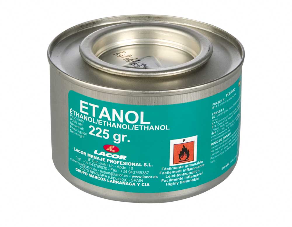 [69108] LATA DE GEL COMBUSTIBLE ETHANOL 225 GR