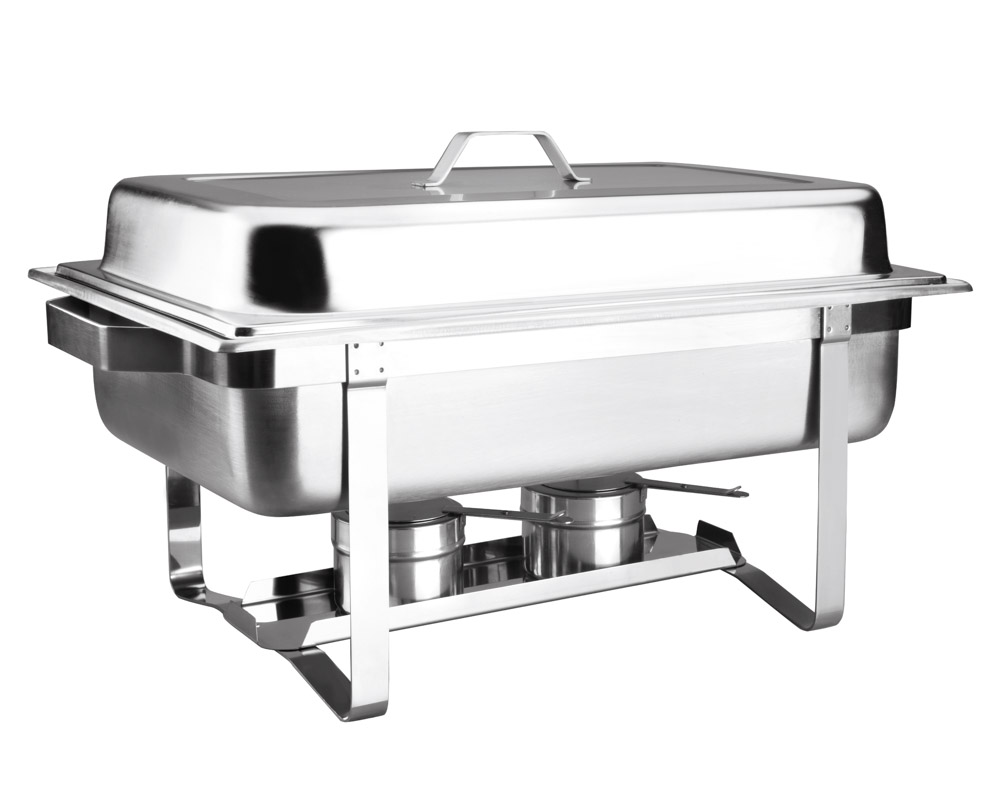 CHAFING DISH GN 1/1 C/TAPA INOX