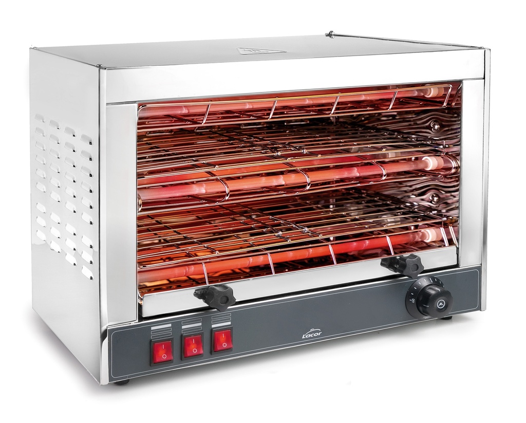 [69173] TOSTADOR ELEC.HORIZ.PARRILLA DOBLE 3600W