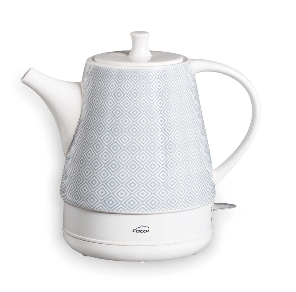 HERVIDOR AGUA CERAMICO GALA GREY 1L