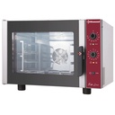 Horno de  convecciõn eléctrico, 4x GN 2/3 + umidificador manual