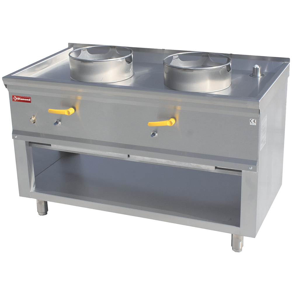Hornillo wok 2 quemadores