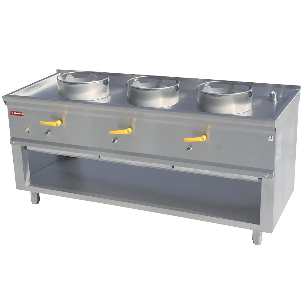 Hornillo wok 3 quemadores
