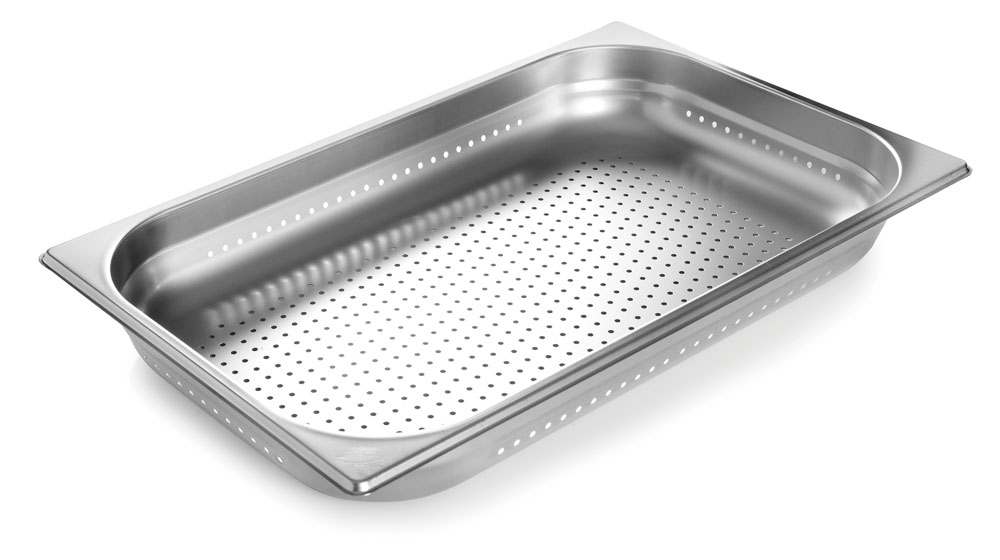 [66012Z] CUBETA GN PEFOR.GN 2/1 530X650X100 INOX