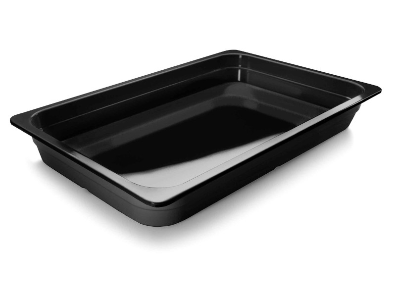 [66165J] CUBETA NEGRA MELAMINA GN 1/1 530X325X65