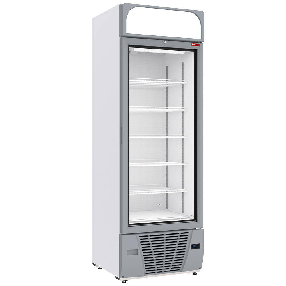 Vitrina refrigerada negativa 496 litros - 6 niveles con caja luminosa - BLANCA