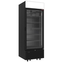 Vitrina refrigerada negativa 646 litros - 6 niveles con caja luminosa - NEGRO