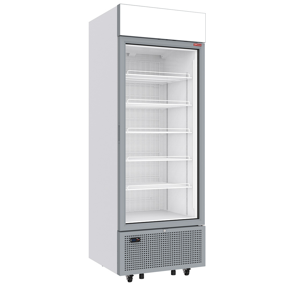 Vitrina refrigerada negativa 646 litros - 6 niveles con caja luminosa - BLANCA