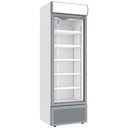 Vitrina refrigerada positiva 494 litros BLANCA con caja luminosa