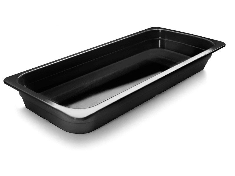 [66765J] CUBETA NEGRA MELAMINA GN 2/4 530X160X65