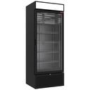 Vitrina refrigerada positiva 715 litros NEGRO con caja luminosa