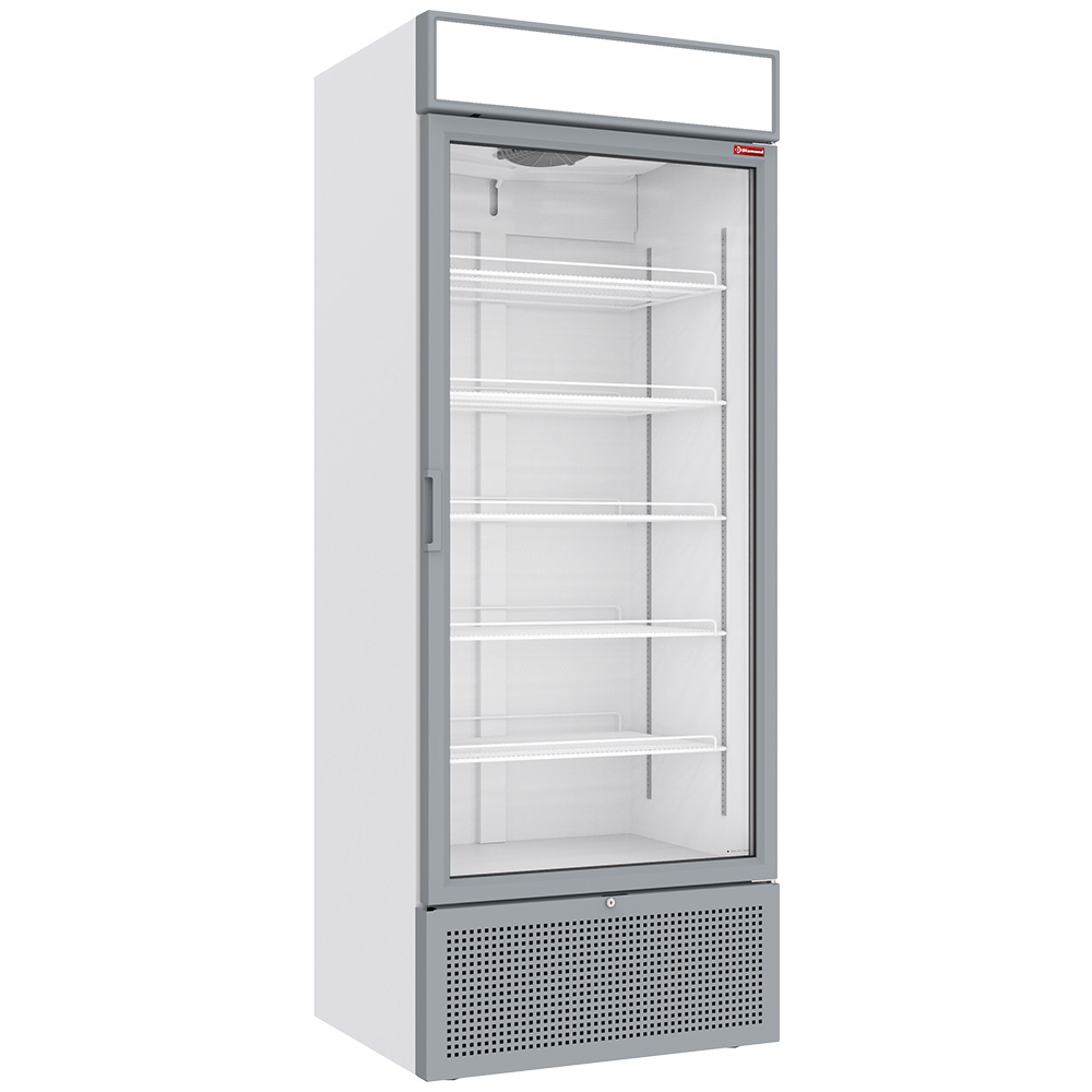 Vitrina refrigerada positiva 715 litros BLANCA con caja luminosa