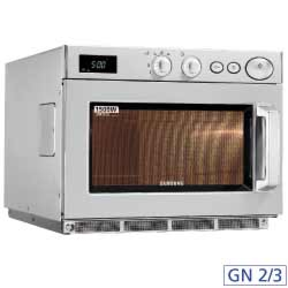 Micro-ondas profesional  GN 2/3 en inox., mecánico 1500 W (26 litros)