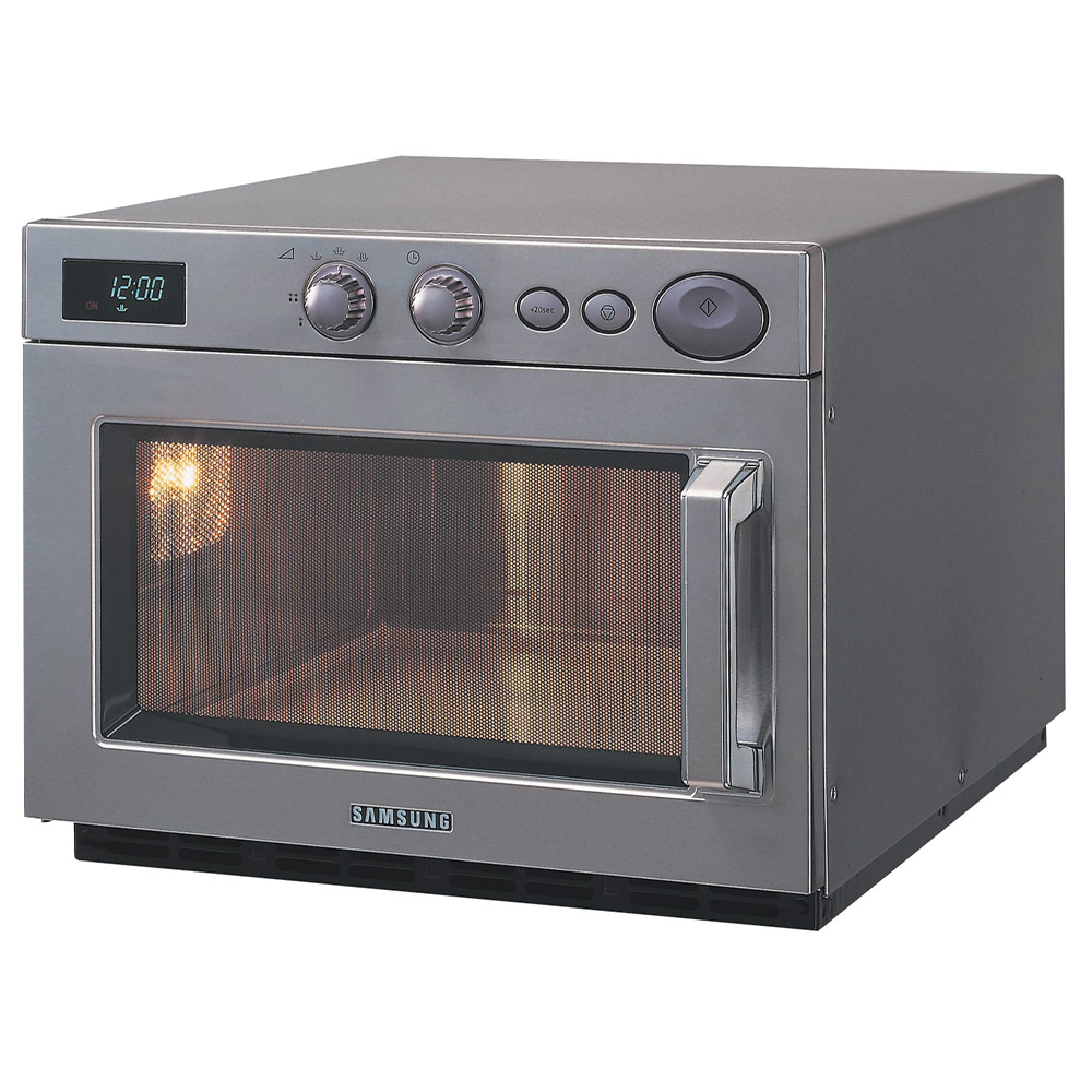 Micro-ondas profesional GN 2/3, 1850 W inox. Mecánico (26 litros)