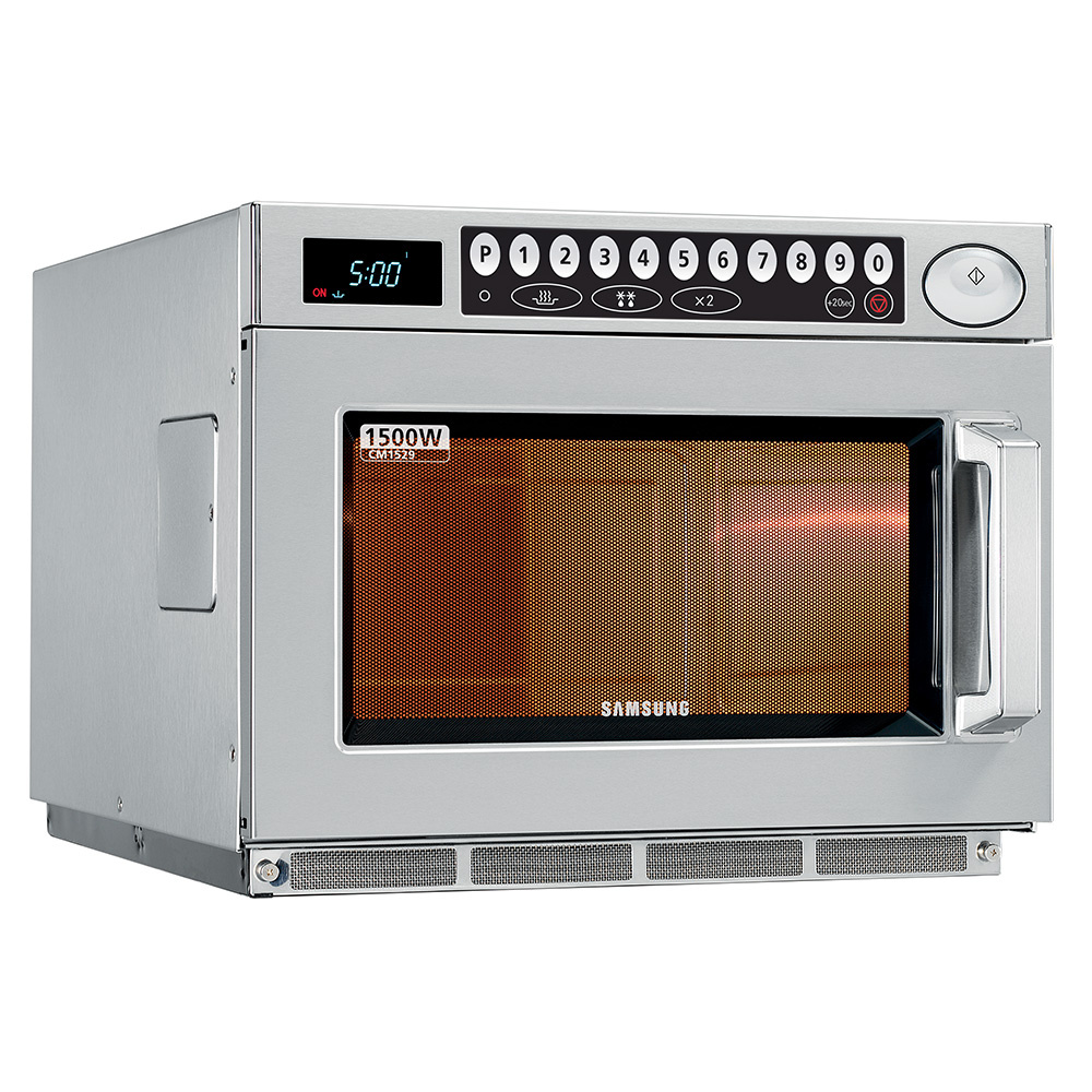Micro-ondas profesional GN2/3, en inox, digital, 1850 W (26 Lt)