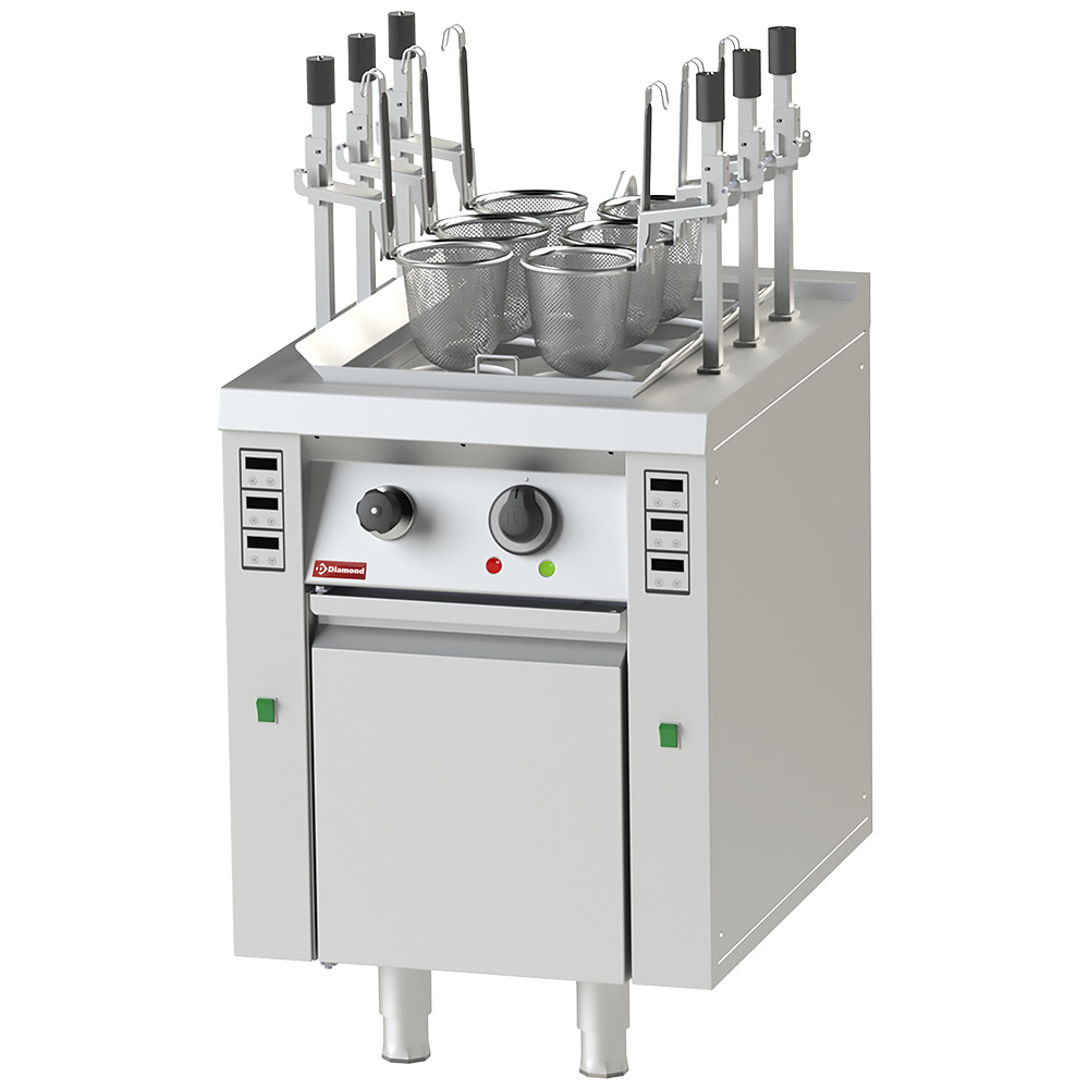 Cocedor de fideos eléctrico con elevación automática 12KW