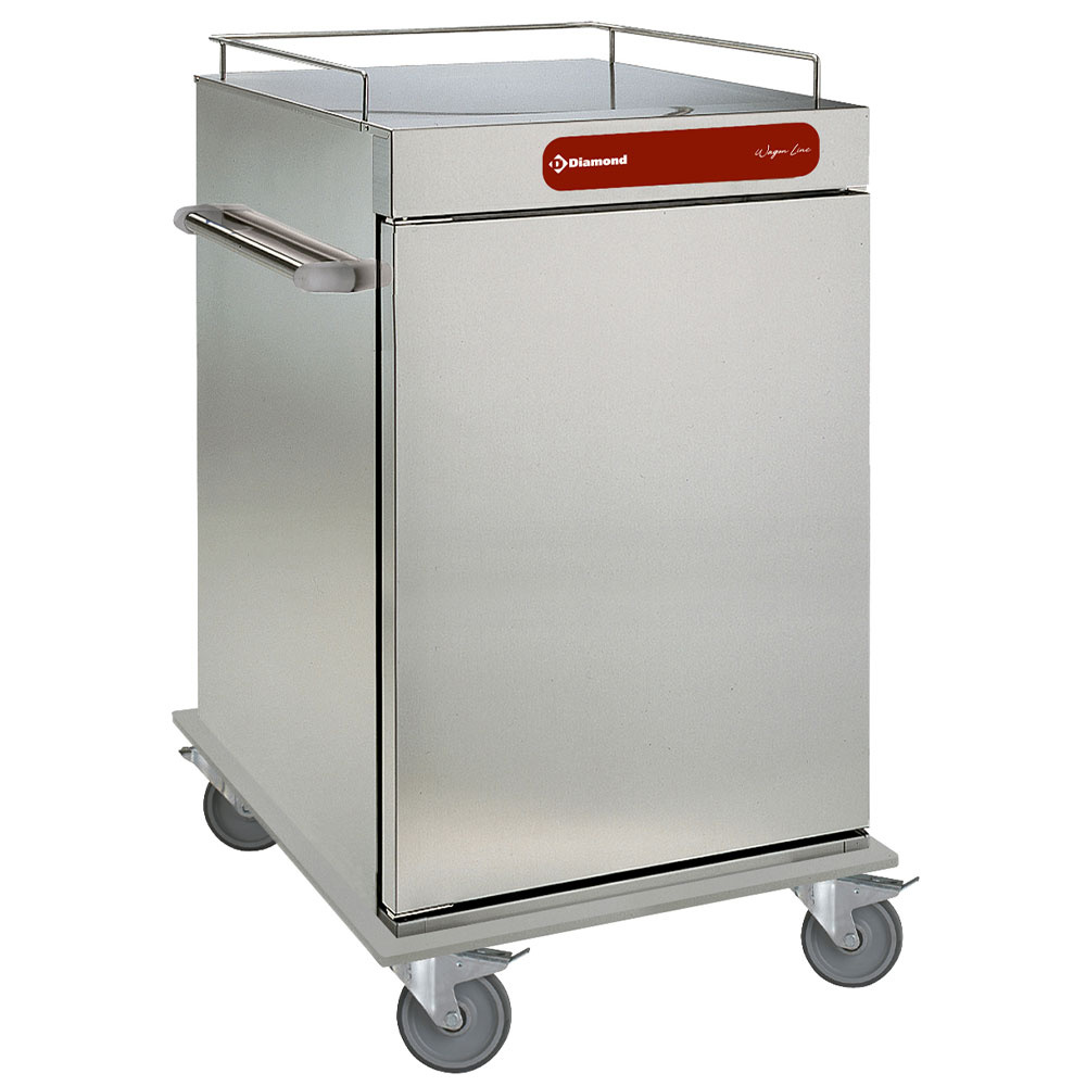 Carrito neutro aislado por comidas, 10 GN2/1