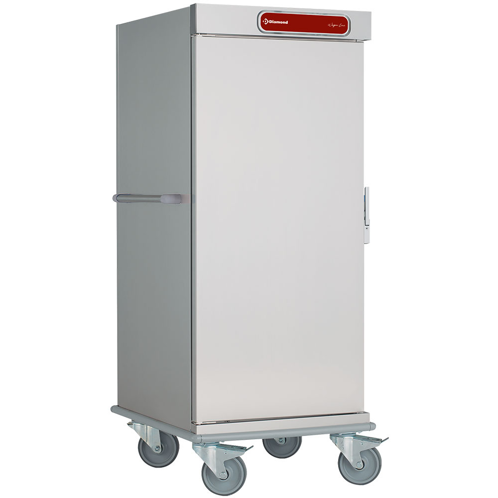 Carrito neutro aislado por comidas, 20 GN2/1
