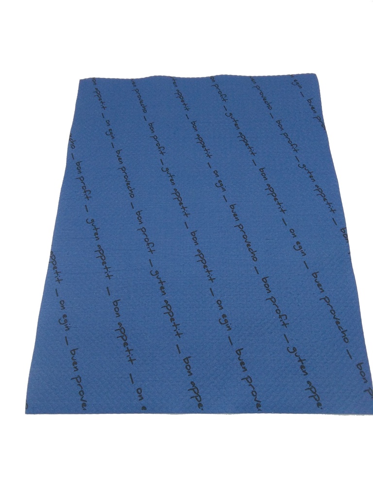 MANTEL 30X40 INDIV AZUL 40G C/ORLA