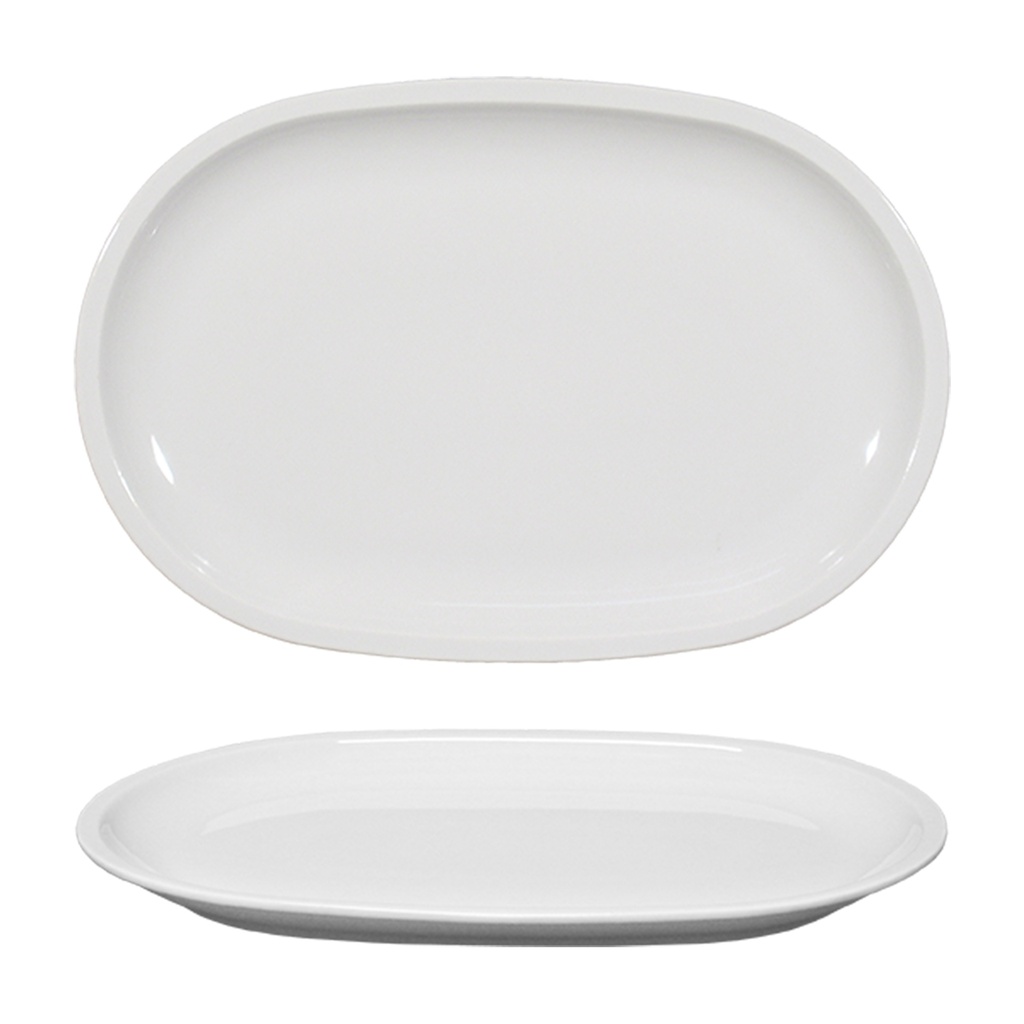 ROMA FUENTE OVAL 33CM CHICAGO BCO (Caja 10u)