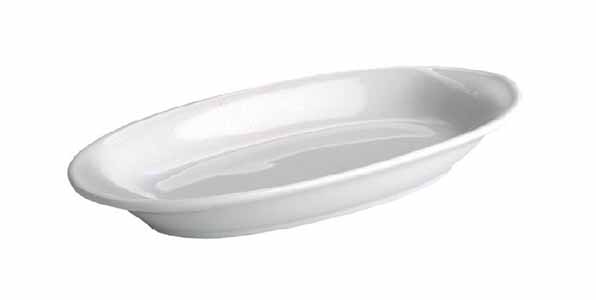 RABANERA OVAL 14X7CM PORCELANA (Caja 120u)