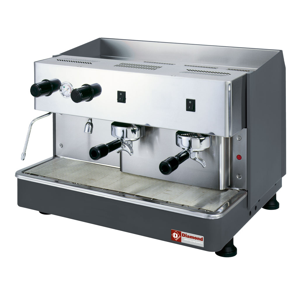 Máquina de cafè expresso 2 grupos, semiautomática