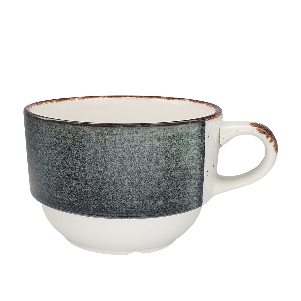 EO ANTRACITA DESAYUNO TAZA 230CC (Caja 12u)