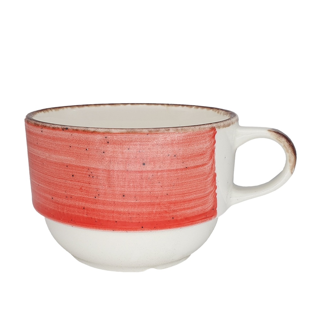 EO ROJO DESAYUNO TAZA 230CC (Caja 12u)