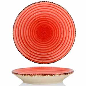 EO ROJO HONDO PLATO 20CM (Caja 12u)