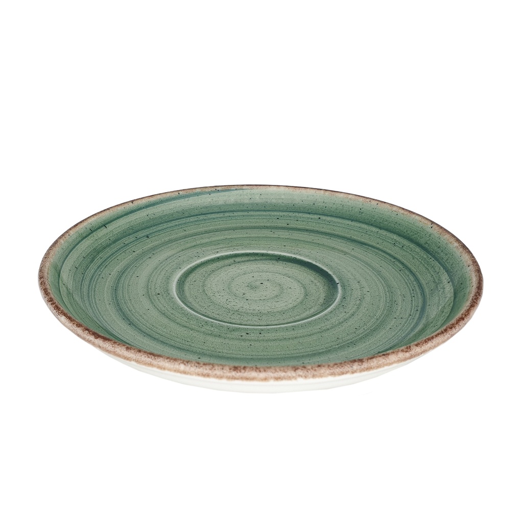 EO VERDE DESAYUNO PLATO 15CM (Caja 12u)