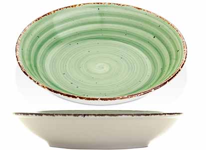 EO VERDE HONDO PLATO 20CM (Caja 12u)