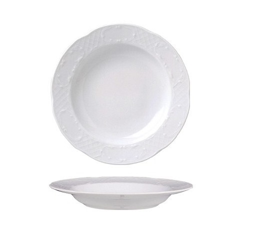 FLORA/AUGUSTA HONDO PLATO 23,5CM (Caja 12u)