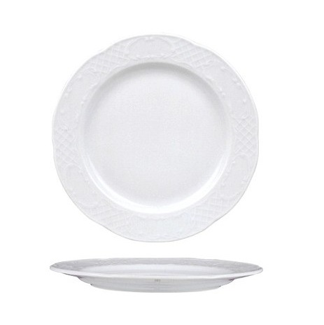 FLORA/AUGUSTA LLANO PLATO 25CM (Caja 12u)