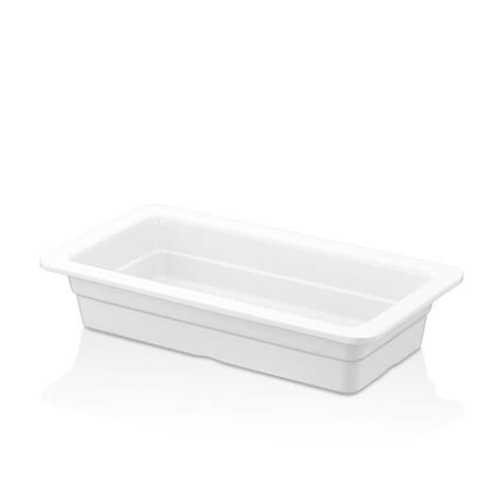 GN 1/3 H65 FUENTE MELAMINA 11365BCO (Caja 12u)