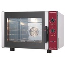 Horno de convexión eléctrico 4x 460x340 mm + umidificador manual