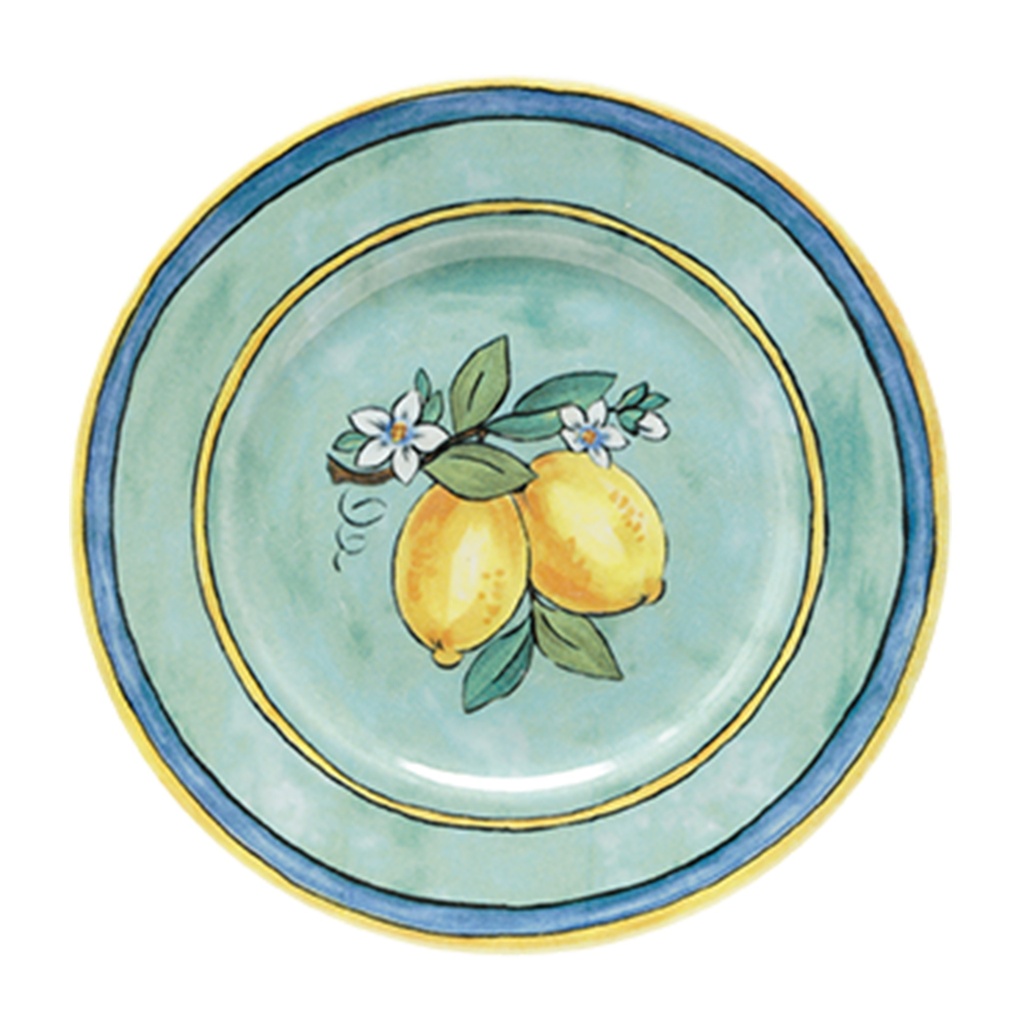 ISCHIA PLATO LLANO 21CM LEMON (Caja 12u)