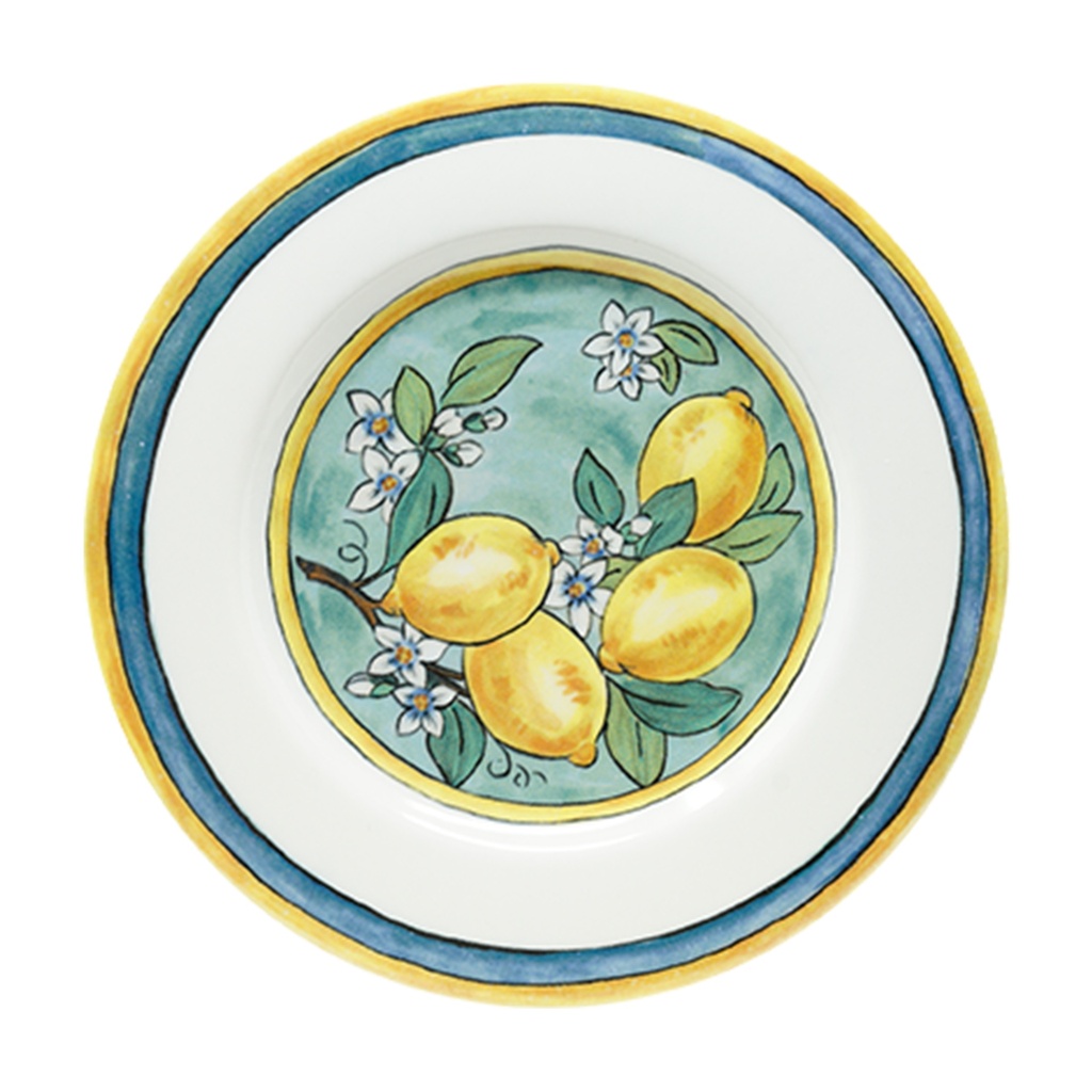 ISCHIA PLATO LLANO 26CM LEMON (Caja 12u)