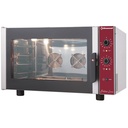 Horno de convexión eléctrico 4x 600x400 mm + umidificador manual