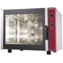 Horno de convexión eléctrico 6x 600x400 mm, con humidificador manual.