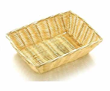 PANERA RATAN RECTANG. 23X15X6CM (Caja 12u)